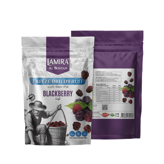 Lamira Al Bostan Dondurularak Kurutulmuş Böğürtlen Meyve 20G