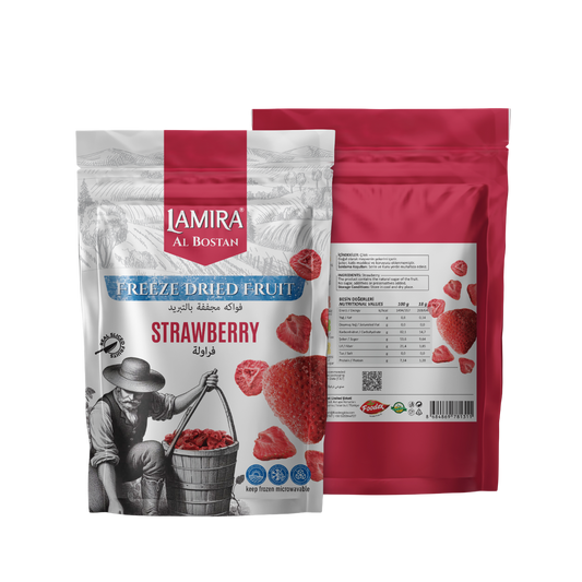 Lamira Al Bostan Dondurularak Kurutulmuş Çilek Meyve 18G