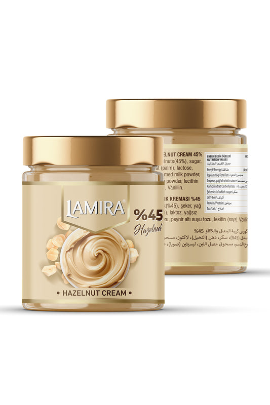 Lamira Sürülebilir Fındık Ezmesi %45 Fındık 200G