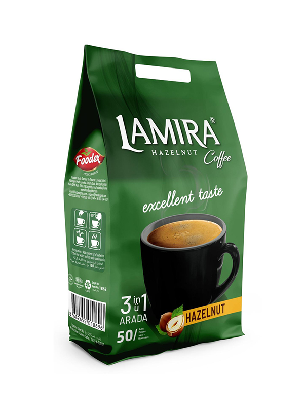 Lamira Fındıklı Kahve 3ü1 Arada 18G (Poşet)