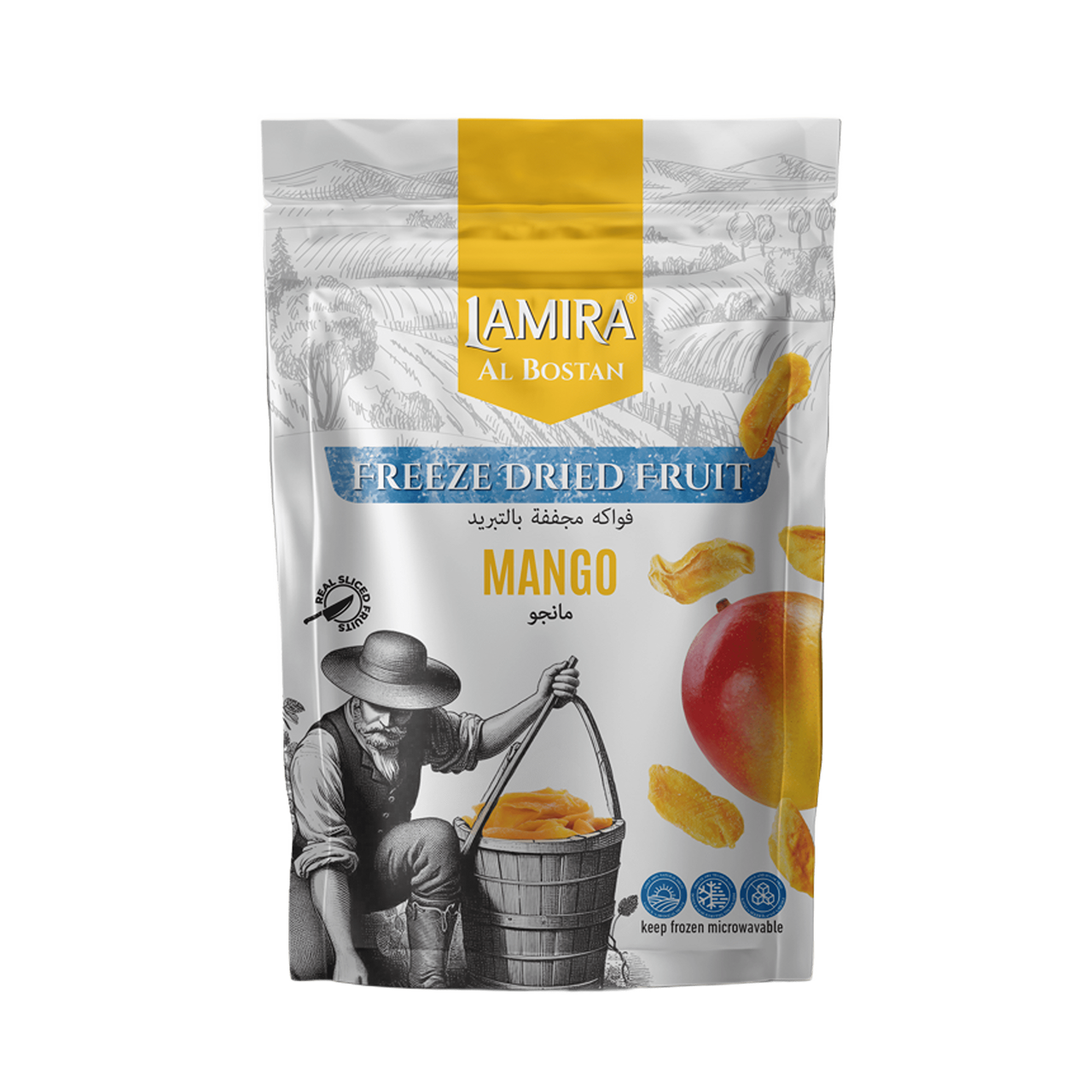 Lamira Al Bostan Dondurularak Kurutulmuş Mango Meyve 20G