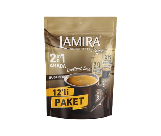 Lamira Kahve 2si1 Arada Şekersiz 12G*12li (Poşet)