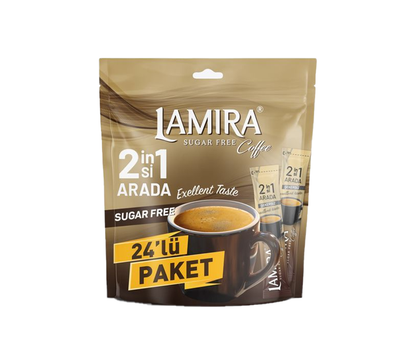 Lamira Coffee 2in1 Sugar-Free 12G*24packs (Bags)