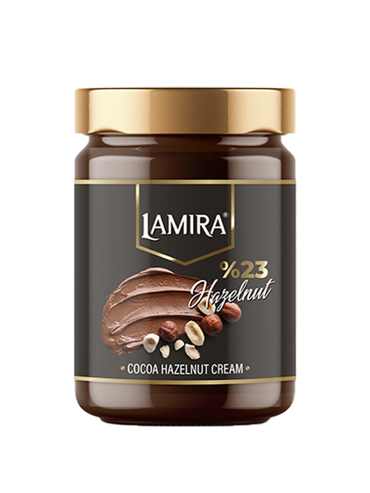 Lamira Premium Sürülebilir Fındık Parçacıklı Krem Çikolata %23 Fındıklı 370G