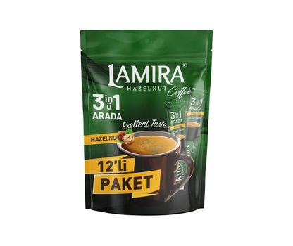 Lamira Hazelnut Coffee 3in1 18G*12li (Bag)