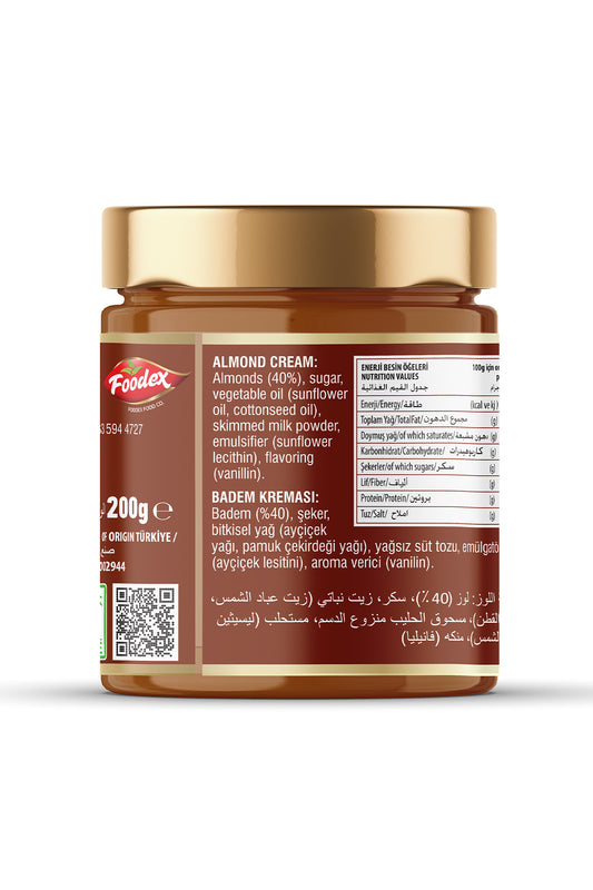 Lamira %40 Sürülebilir Badem Ezmesi 200G