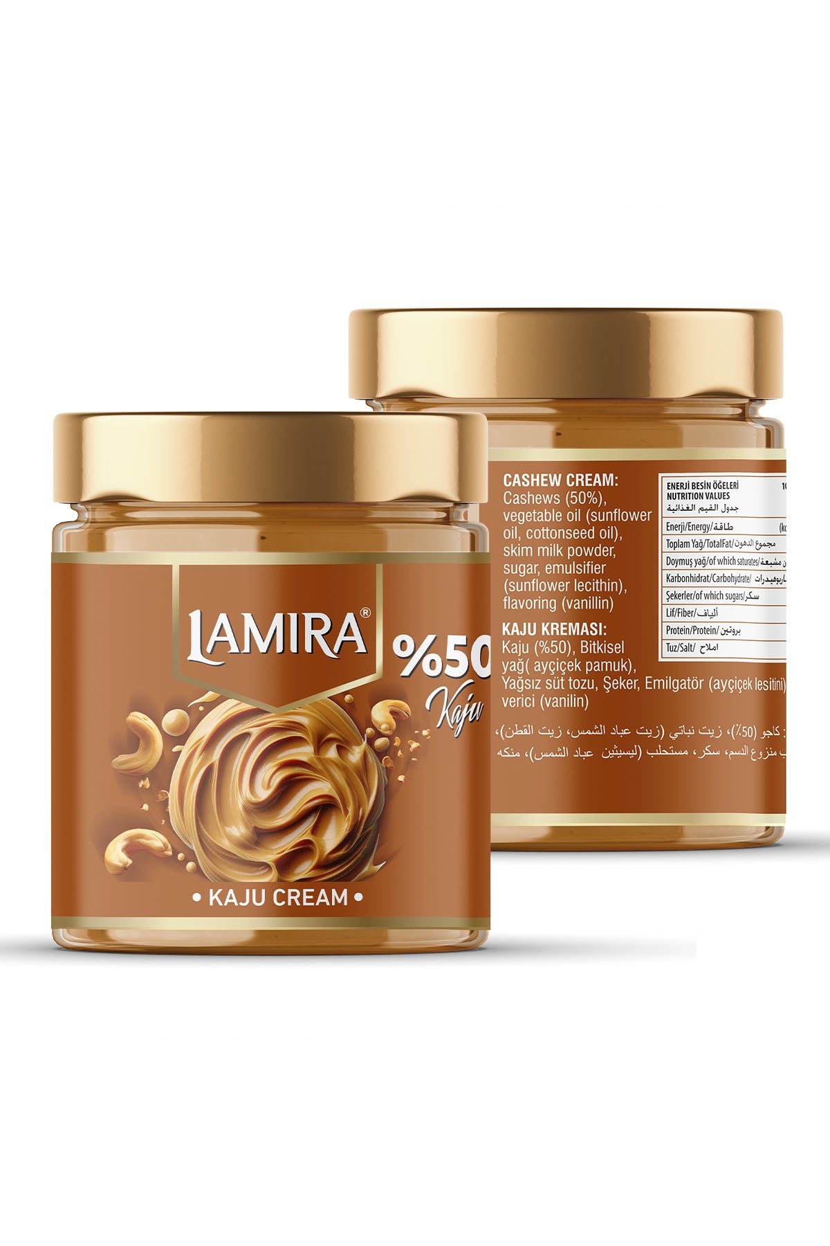 Lamira %50 Sürülebilir Kaju Kreması 200G
