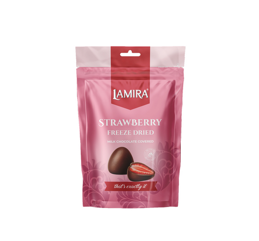 Lamira Freeze Dried Strawberries with Milk Chocolate Coating 80G