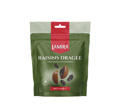 Lamira Sütlü Çikolata Kaplamalı Kuru Üzüm Draje 70G