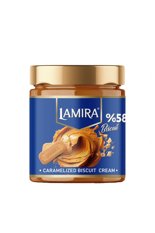 Lamira %58 Sürülebilir Karamelize Bisküvi Ezmesi 200G