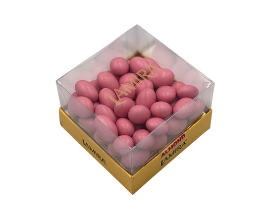 Lamira Pink Milk Chocolate Covered Almond Dragee 250G