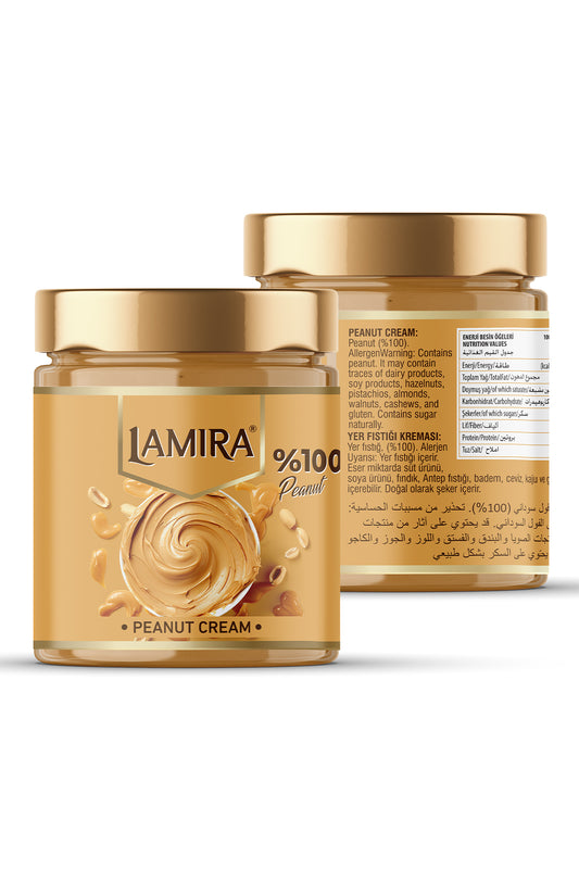 Lamira Sürülebilir Yer Fıstık Ezmesi %100 Yer Fıstık 200G