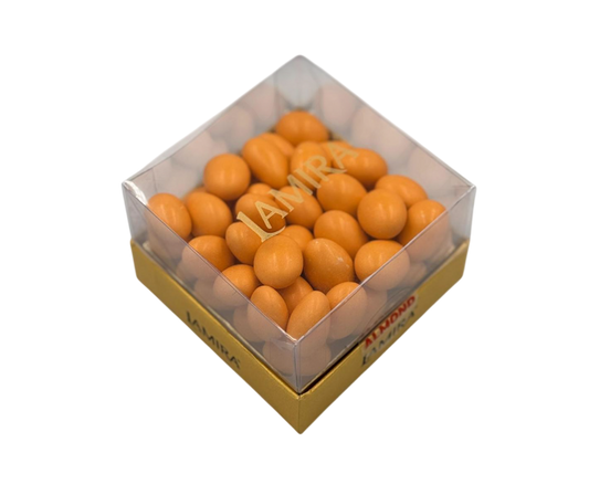 Lamira Orange Milk Chocolate Covered Almond Dragee 250G