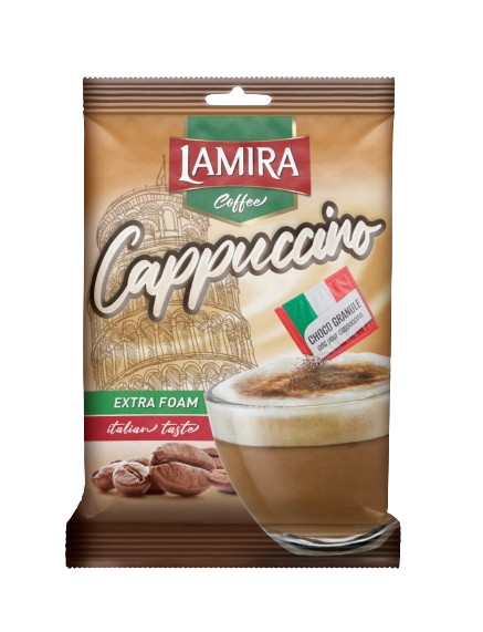 Lamira Cappucino Bol Köpüklü Çikolata Granüllü Aile Seti 25G