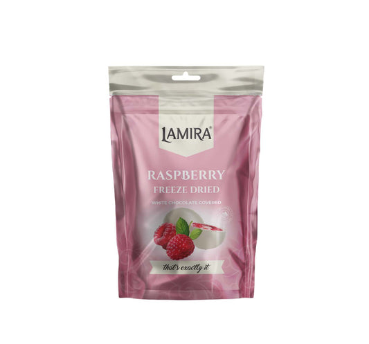 Lamira Beyaz Çikolata Kaplamalı Ahududu Draje 80G