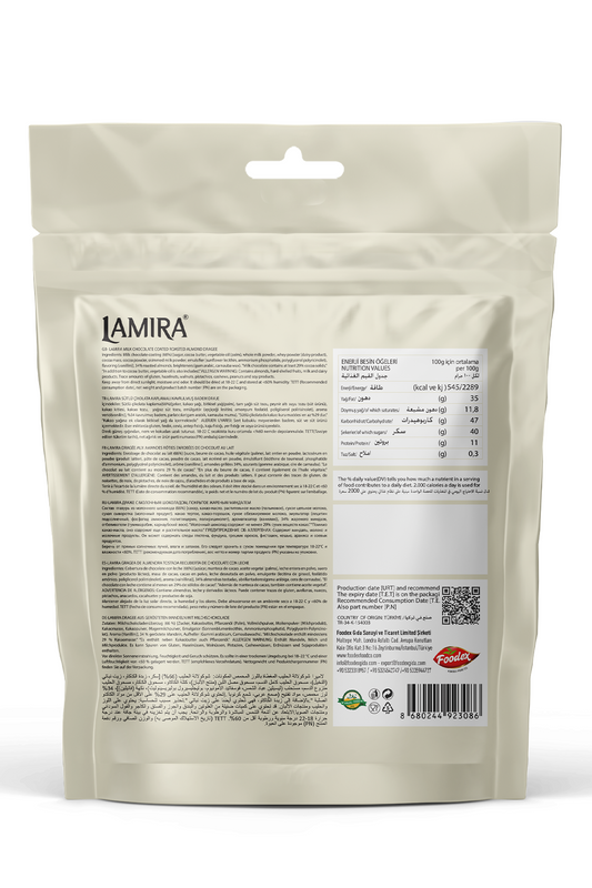Lamira Sütlü Çikolata Kaplamalı Badem Draje 70G