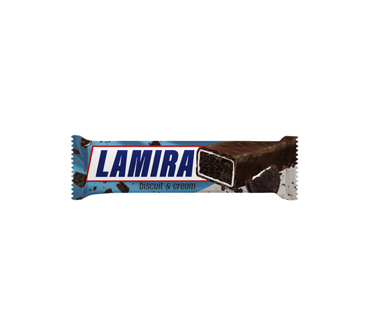 Lamira Bisküvi Parçacıklı Çikolata Bar 50G
