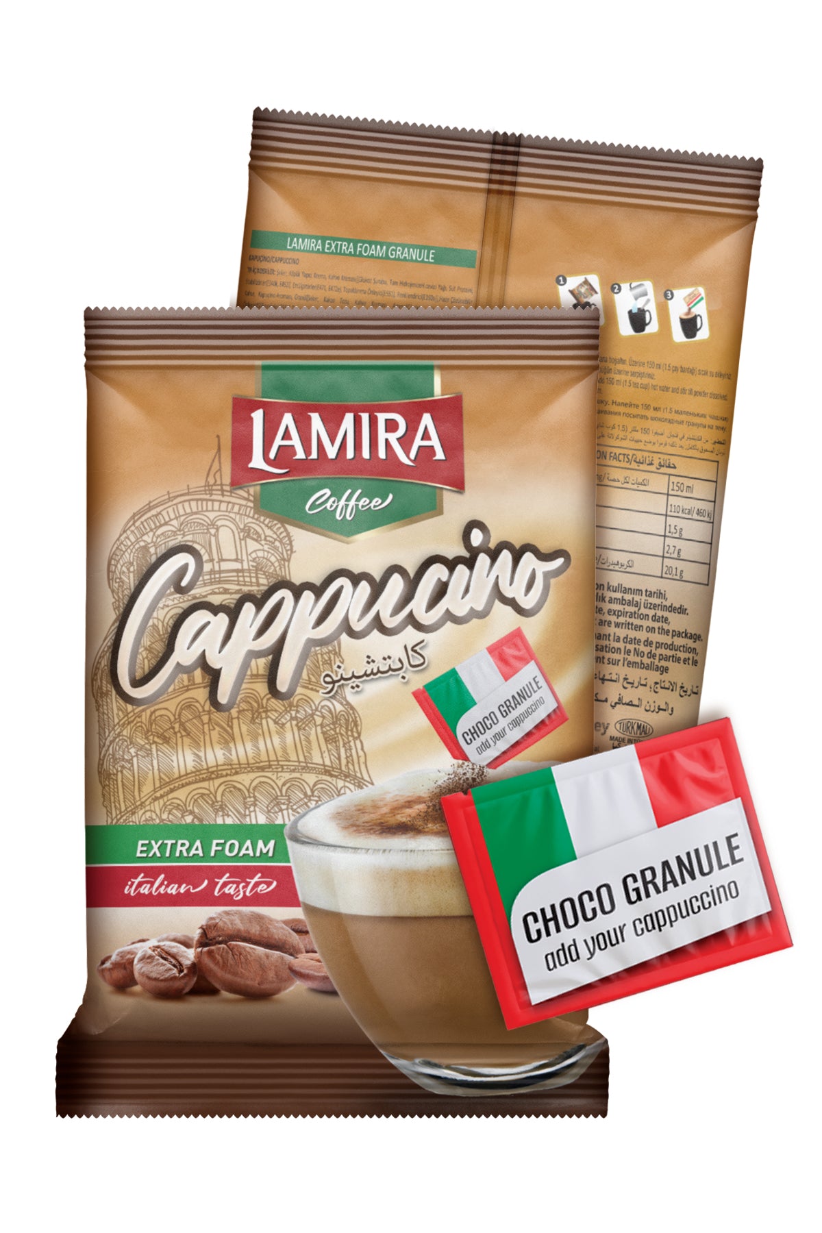 Lamira Cappucino Foamy Chocolate Granules 25G*20 Pack