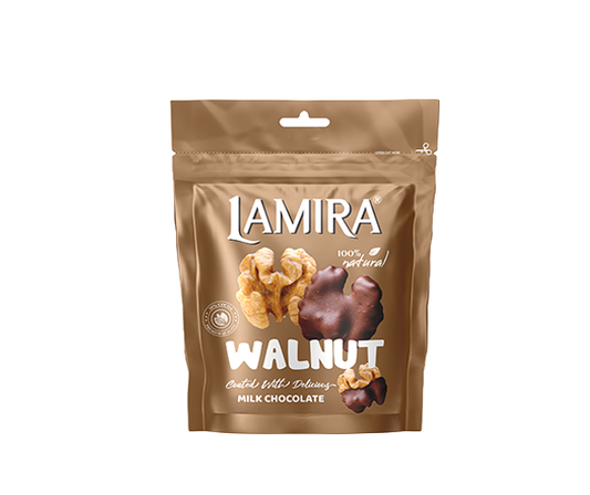 Lamira Milk Chocolate Coated Walnuts 70G