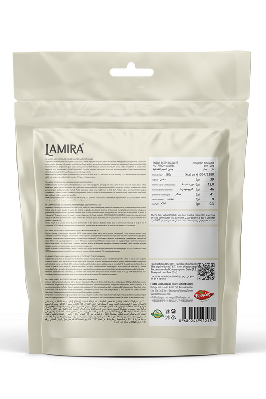 Lamira Fındık Draje Kaplamalı Çikolata 70G
