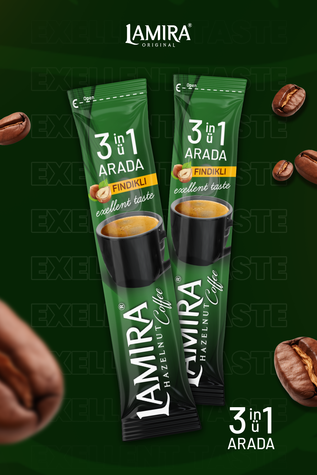 Lamira Hazelnut Coffee 3in1 18G (Box)