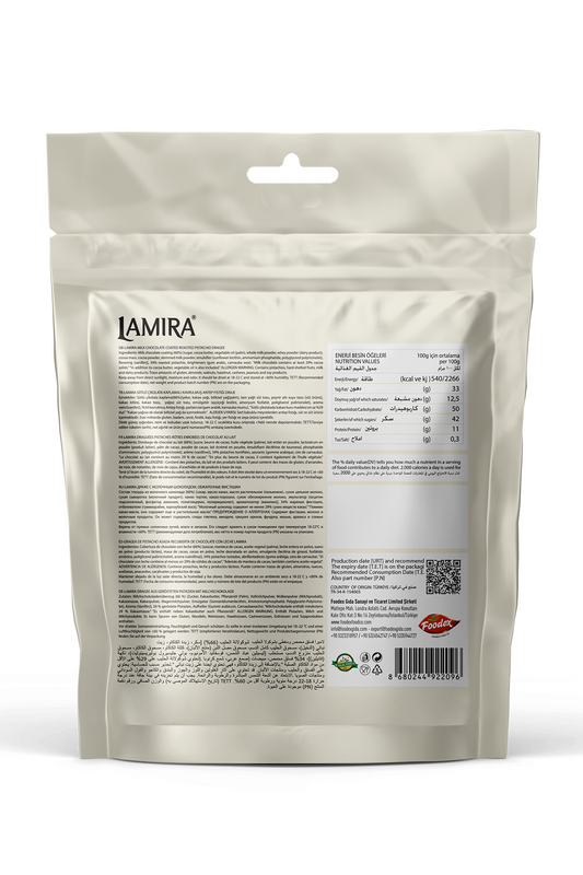 Lamira Fıstıklı Draje Kaplamalı Çikolata 70G