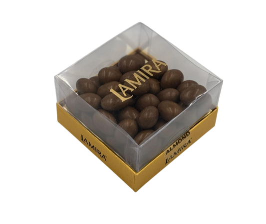 Lamira Kahverengi Renkli Sütlü Çikolata Kaplı Badem Draje 250G