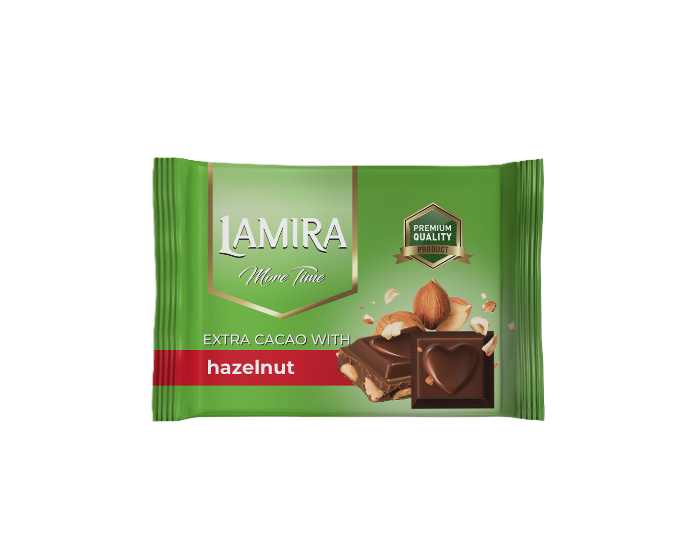 Lamira More Time Tablet Chocolate Green Packaging 40G*24