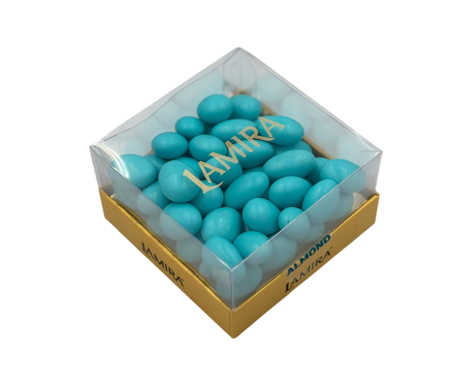Lamira Blue Colored Milk Chocolate Covered Almond Dragee 250G