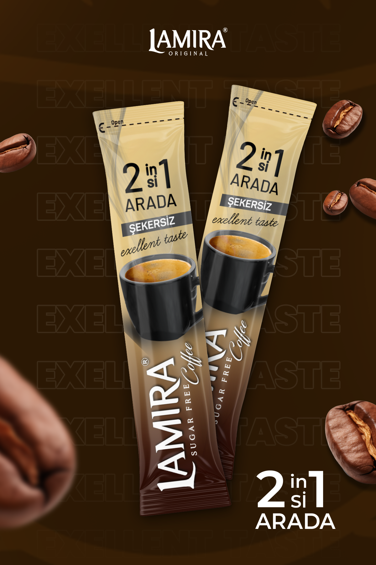 Lamira Coffee 2in1 Sugar-Free 12G*12li (Bag)