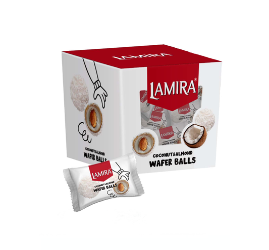 Lamira Bademli Hindistan Cevizli Gofret Topları 150G